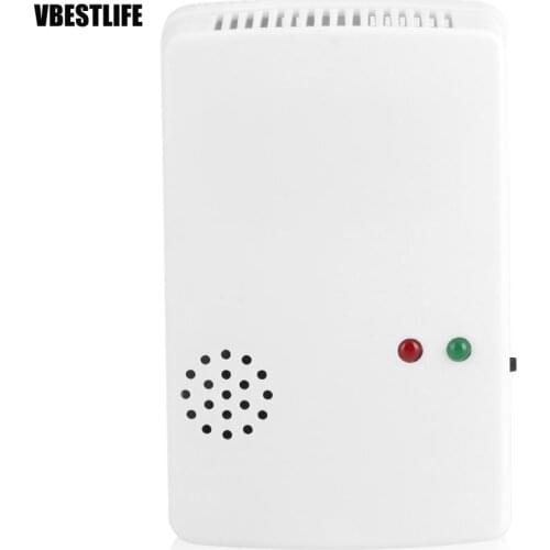 Gas Leak Detector 85db Natural Gas Leak Alarm Warning Sensor Detector Home Security Tool with Indicator Light