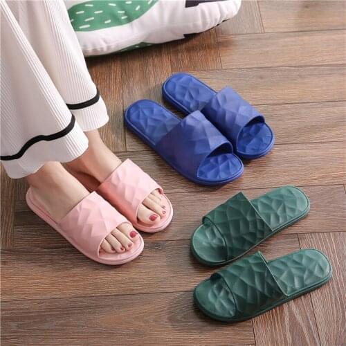 Summer sandals and slippers wholesale fashion home thick-soled indoor non-slip sandals and slippers PVC bathroom slippers women