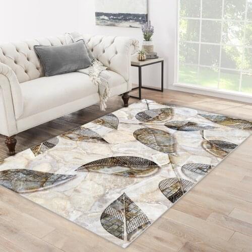 Grey white color leaf twig ethnic patterned carpet modern carpet living room carpet free shipping soft