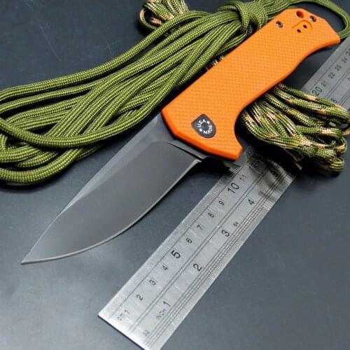 Brave Fighter 0804 Folding Knife Steel Blade G10 Handle Ball Bearing Knife Hunting Camping Survival Knife Pocket EDC Hand Tool