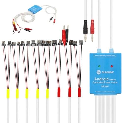 SUNSHINE SS-905C Android One Button Boot Control Line For Huawei Xiaomi Samsung Meizu OnePlus OPPO Anti-Burn Test Cable Power