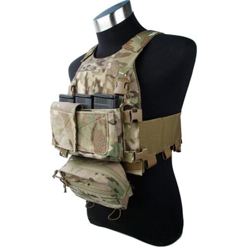 TMC Lightweight Tactical Vest Full Set SS Chest Hanging Multicam Fabric TMC3171