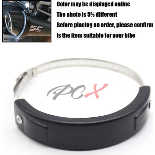 For BMW F800GS F700GS K1200R Motorcycle Accessories Universal Fit 100MM-140MM Oval / akrapovic Exhaust Protector Can Cover
