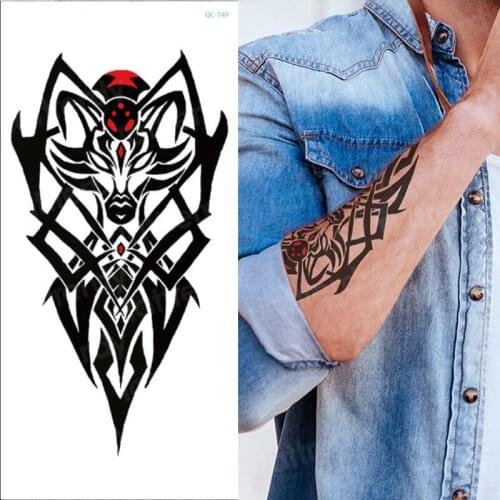 Temporary tattoo sticker waterproof temporary tattoos for men beauty arm shoulder tattoos and body art transfer tribal tattoo