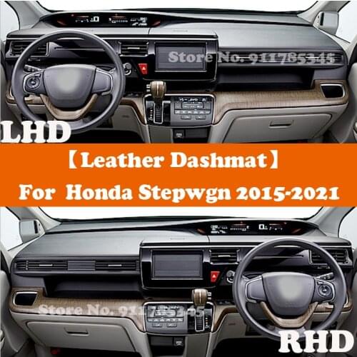 Suede Leather Dashmat Accessories Car-Styling Dashboard Covers Pad Sunshade For Honda Stepwgn RP1 RP3 SPADA DBA-RP 2015-2021