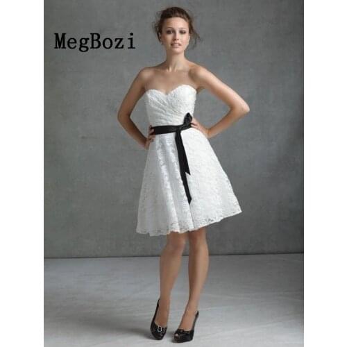 Lace Wedding Dresses 2021 Lace Appliques Sweeheart Short Bridal Dress Cheap Wedding Gowns vestidos de novia