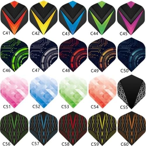 30Pcs/Pack Dart Flights Harrows Accessory Kit Feather Tail Wing Flight Outdoor Sports for Soft Tip Darts Tail Wing