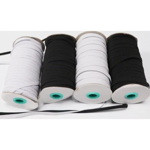 5 Meters Elastic Bands Underwear Collar Edge Sewing Accessories for Sleeve Side Black White DIY Handmade Polypropylene Fibre