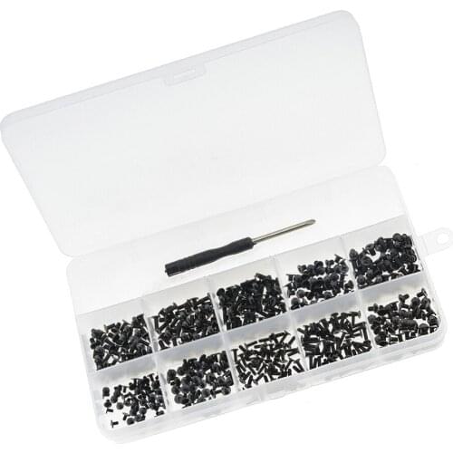 500PCS/Box CM M2 M2.5 M3 304 Stainless Steel Cross Phillips Ultra Thin Flat Wafer Head Screw Bolt For Laptop Screws Set Kit
