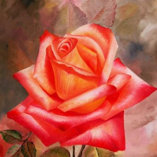 5D Diy Diamond Embroidery Mosaic Pattern Red Rose Flower Picture Home Decor Gift Square Diamond Painting Cross Stitch Kits