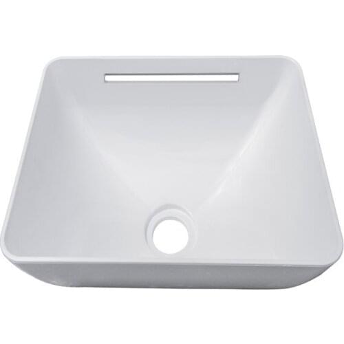 347.7*259.6*140.9/126.1mm White Acrylic Sink GR-TP02 Boat Caravan RV Camper