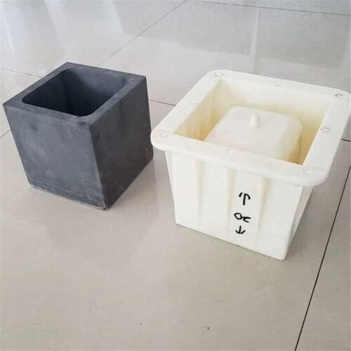 Big 20cm Plastic Flower Pot Making Mould for Concrete Handmade Cement Clay Planter Molds Garden Decorating Vase