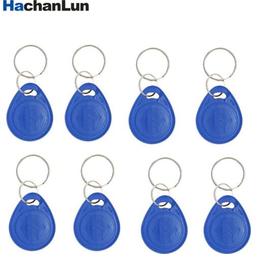 125Khz TK4100 Rfid Keyfobs 100pcs Rfid EM4100 Access System Keychain ID Card Read Only Key