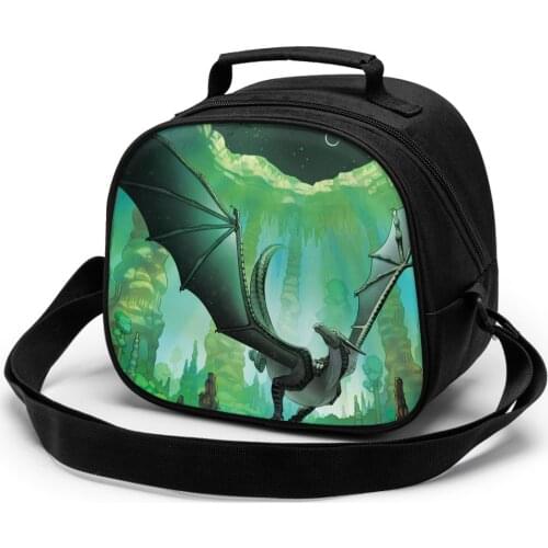 Wing Of Fire Children Lunch Bag Lunch Bag Student Portable Insulated Office Lunch Box Picnic Bags Thermal Food Tote Handbag