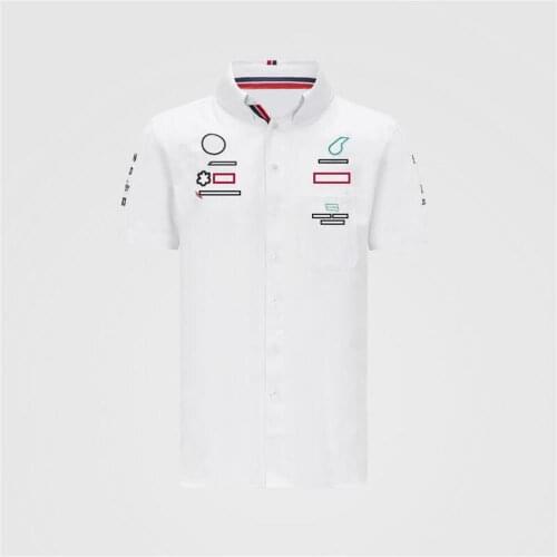 F1 Shirt T-shirt Racing Suit Polo Shirt Team Uniform 2021 Formula One Team Uniform Overalls Lapel T-shirt