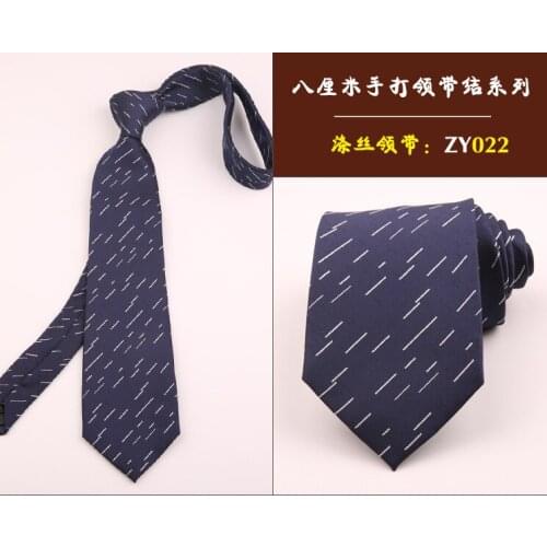 Tie mens business suit 8cm group mens professional tie navy blue black striped wine red