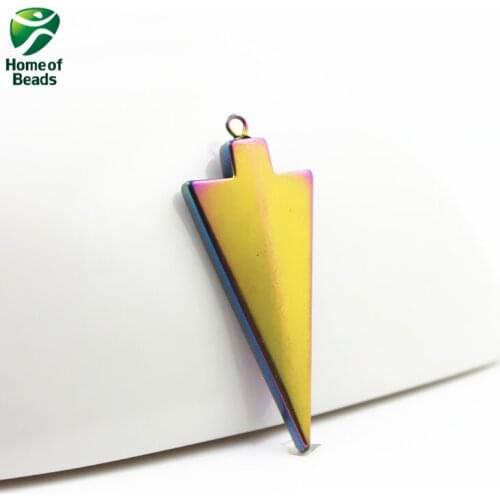 Fashion hot sale hematite rainbow Arrow pendant accessories diy accessories HP1141