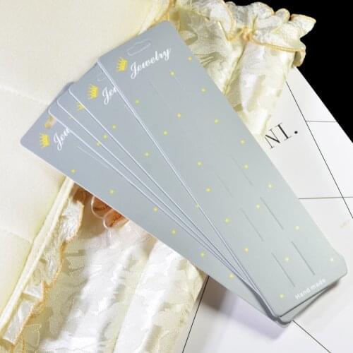 10 Pieces Lengthen Jewelry Display Paper Cardboard Hair Clip Jewelry packaging card