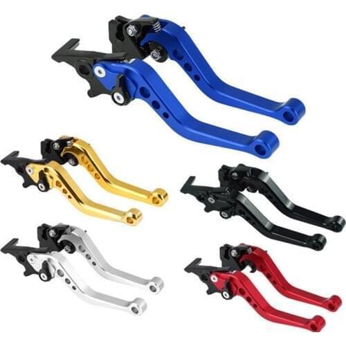 Pair of Motorcycle Replacement Accessories Long CNC Pivot Brake Ctutch Levers Adjustable Dirt Motors Horn Brake 5 Colors Choices