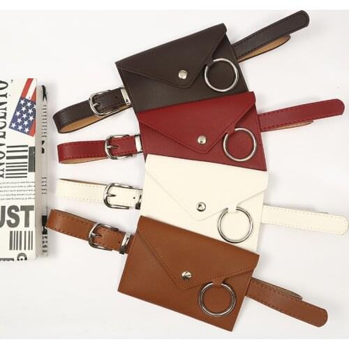 2018 Fanny Pack Women Belt Bag Leather Waist Bag Fashion Womens Pure Color Ring PU Messenger Shoulder Chest homem