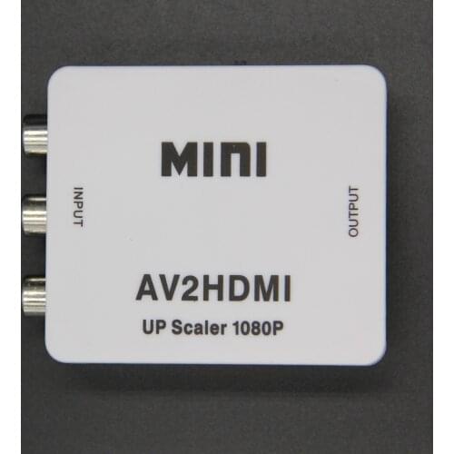 RCA AV to HDMI-compatible Converter HD 1080P Adapter For TV PS3 PS4 PC DVD Xbox Projector