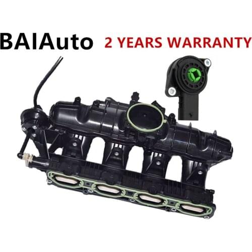 06J198211 Engine Intake Manifold With Sensor Set For Audi A3 S3 TT For VW Passat CC For Skoda Superb 1.8T 06J198211D 07L907386