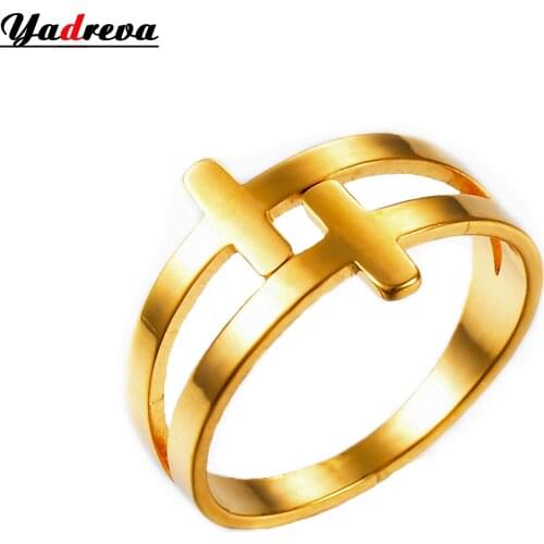 YADREVA Women's Gold Rings