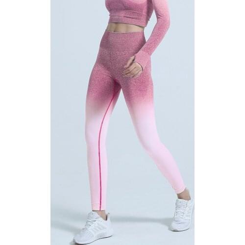 00:04 00:18 View larger image Pink workout clothing apparel ladies yoga leggings plus size high waisted workout gym leggings fo
