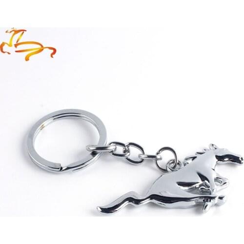 1 PC Nice Steed Horse animal pet keychain Keyring Keychain Classic 3D Pendant Key Bag Chain Creative Gift