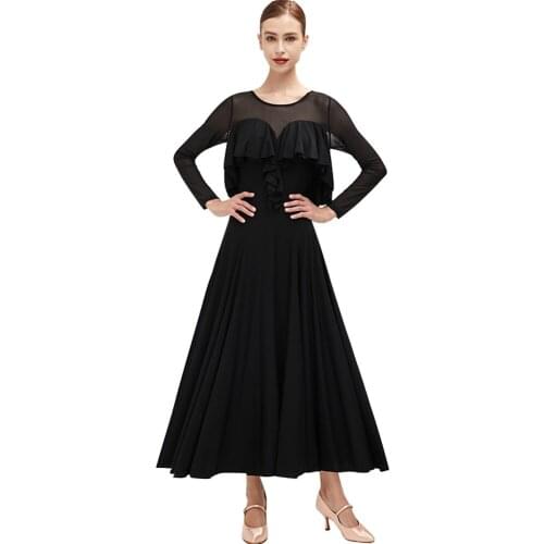 2021 Ballroom Dress Social Dresses Rumba Dress For Dancing Spanish Costume Ballroom Waltz Dress Dancing Clothes Long Dress