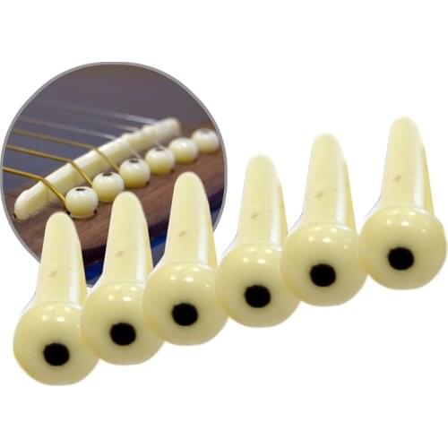 Guitar Accessories Acoustic Pin 6'lı Set GATPA6WH