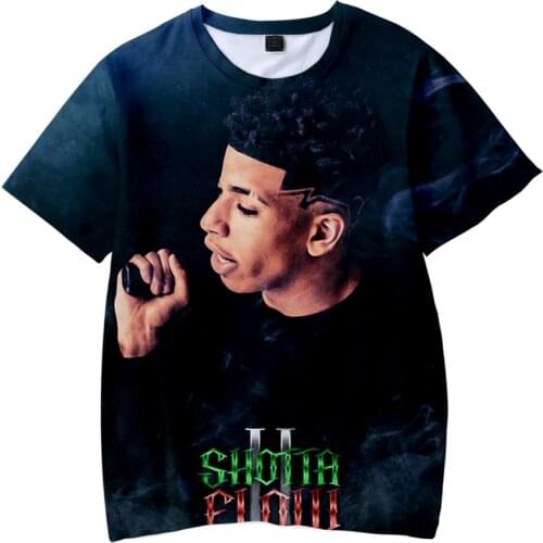 Hot Sale Singer NLE Choppa T-Shirt 3D Short Sleeve Unisex Fashion Casual Harajuku Round-neck Hip Hop Streetwear Top Clothes