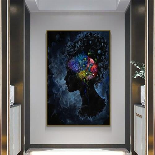 Graffiti Abstract Painting Women Canvas Paintings Wall Art Figure Posters and Prints Pictures Modern Living Room Home Decoration