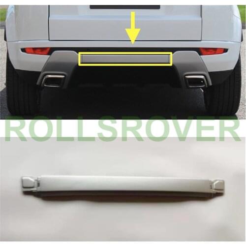 ROLLSROVER Rear Bumper Cover Molding Trim For Range Rover Evoque Dynamic 2012-2018 Silver
