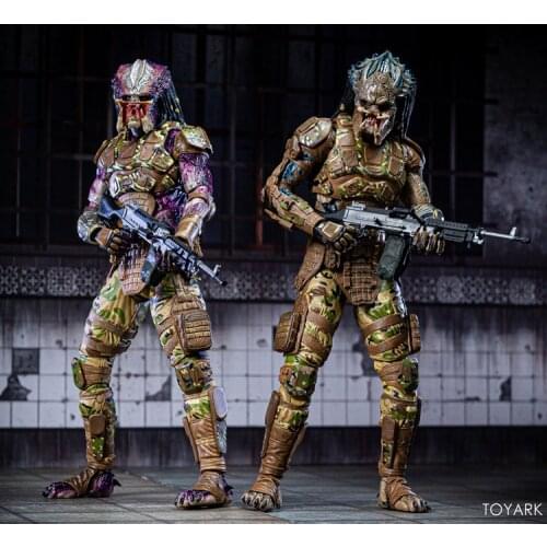 Official Genuine Predater Alian Movie Version Jagged Legion Messenger Camouflage Action Figure Model