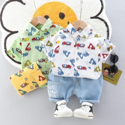 0-4 Years Summer Boy Clothing Set 2021 New Casual Fashion Active Sport T-shirt+ Pant Kid Children Baby Toddler Boy Clothing