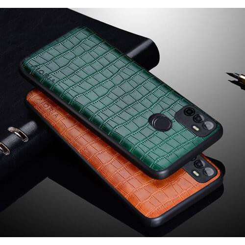 Luxury Crocodile Leather Case For Oppo A53 A32 Slim Fit Premium PU Material Protective Back Cover for oppo a53 a32 phone case