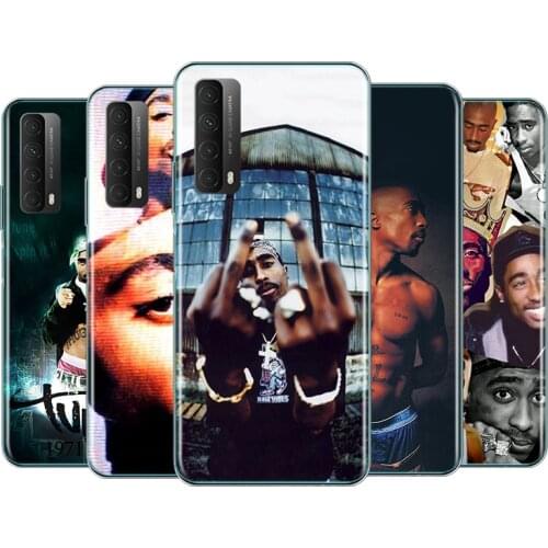 2Pac Tupac Amaru Shakur Silicone Cover For Huawei Y7P Y5P Y9A Y8S Y9S Y6S Y9 Y7 Y6 Y5 Prime PRO Lite 2019 2018 2017 Phone Case