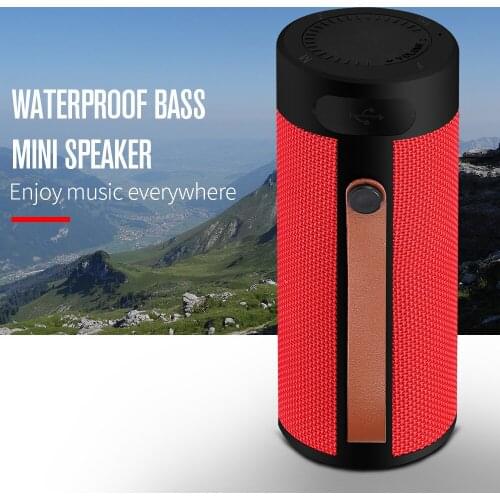 T4 Waterproof Outdoor HiFi Column Wireless Bluetooth Speaker Subwoofer Sound Box Wireless Bluetooth Speaker for Mobile Phone