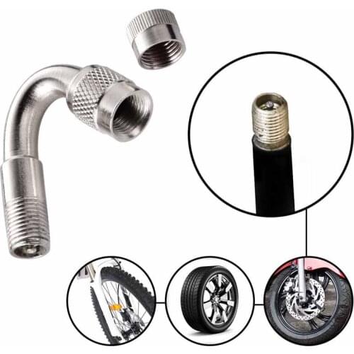 Valve Stem Extenders Tyre Angled Universal Schrader Adapter 45 90 135 Degree for Car Motorcycle Bike Scooter