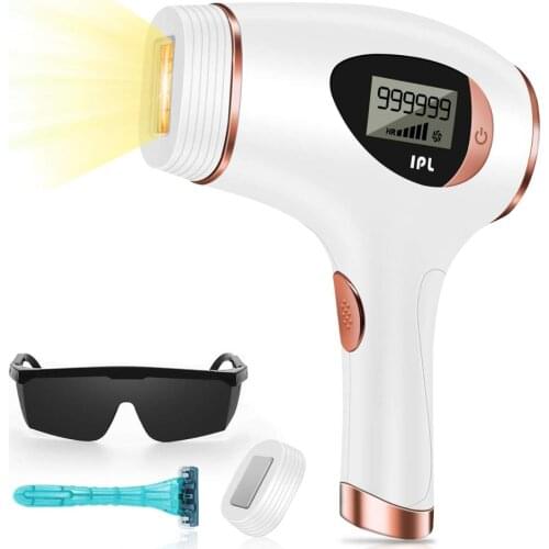 Hair Removal IPL Whole Body & Facial Painless Hair Removal System 999,999 Flashes Permanent Hair Remover Device