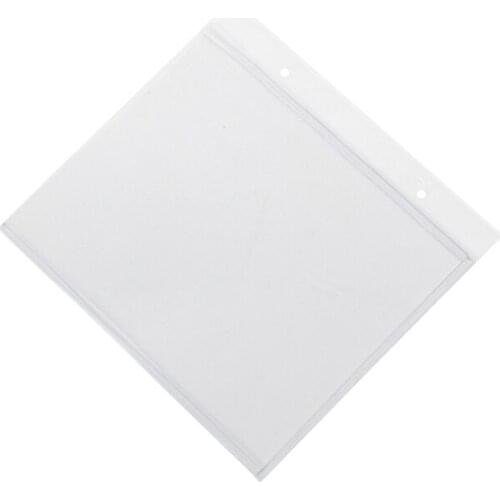 A6 Vinyl Sign Sleeves Flip Menu Cover Clear Label Pocket Shelf Price Tagpouch