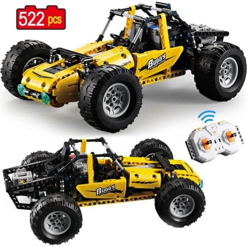 522pcs 2.4Ghz Technical City All Terrain Off-Road Climbing Trucks RC Car Off-Road Racing Building Blocks bricks toys for Kids