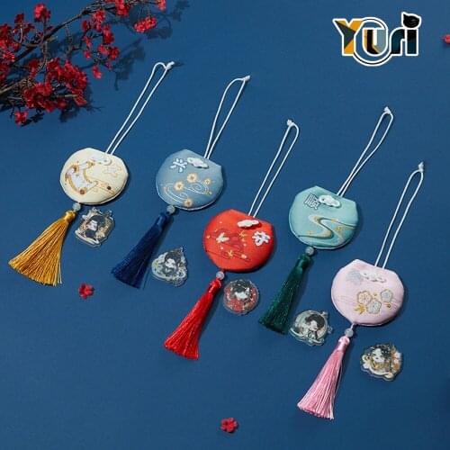 Anime Tian Guan Ci Fu TGCF Original Xie Lian Hua Cheng BL Pouch Pendant Toy Acc Official Xmas Gift C