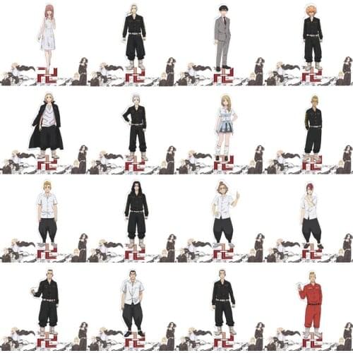Anime Tokyo Revengers Manjiro Ken Takemichi Hinata Atsushi Acrylic Stand Model Plate Desk Decor Standing Sign Fans Gifts