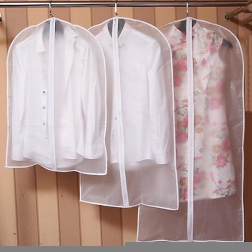Dress Suit Covers Garment Protection Overcoat Dustproof Plastic Storage Bag