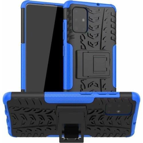 For Samsung Galaxy A71 Cover Case for Samsung A71 A 71 Armor Rugged Dual Layer Shockproof Hard Silicone Case Fundas