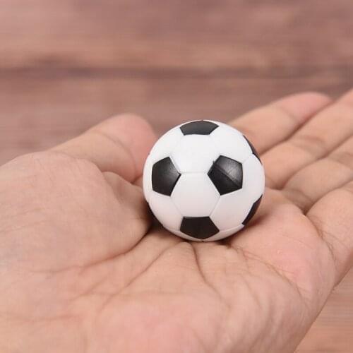 2Pcs Black and White Environmentally Friendly Resin Foosball Table Ball Football Balls Baby Foot Fussball 32mm Table Soccer