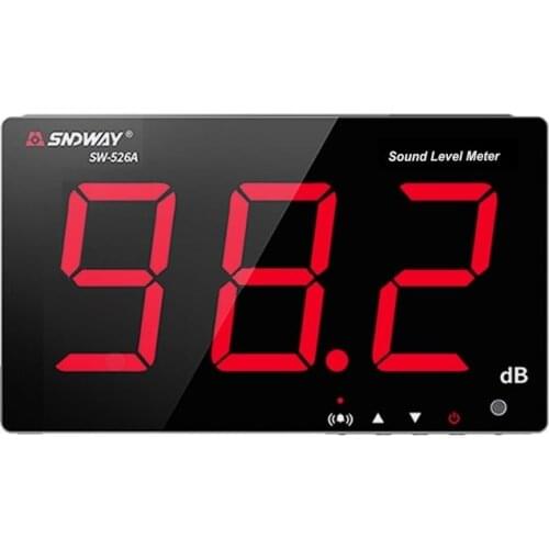 18 inch Digital Sound Level Meter 30-130dB Data PC via USB Wall hanging Noise Decibel Monitoring Tester Diagnostic-tools SW-526A