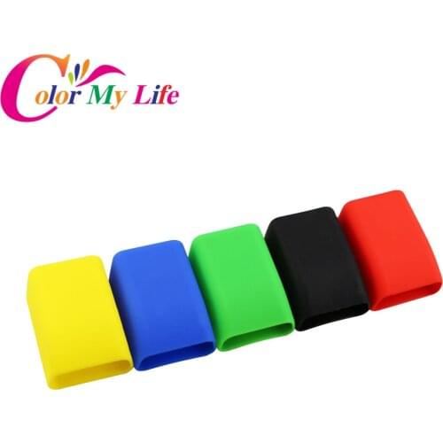 Color My Life Rubber Car Seat Belt Clips Locking Buckles Cover for Ford Focus 2 3 4 Fiesta Ecosport Kuga Escape Mondeo Everest